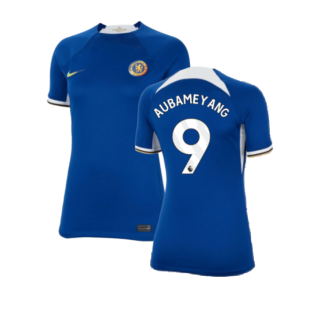 2023-2024 Chelsea Home Shirt (Womens) (AUBAMEYANG 9)